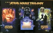STAR WARS SPECIAL EDITION QUAD TRILOGY R-97 ORIGINAL ROLLED MOVIE POSTER 16X26