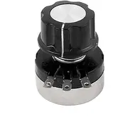 RV30 (Control electrical) B504 Rotary Carbon Film Potentiometer 500K Ohm Adjustable Resistance (70ry251qf585) w Cap