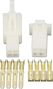 100 Sets 2.8mm Connectors 4 Pin DJ7041A-2.8 Electrical Wire Plug Male and Female Automobile Lighting Adapter Connector