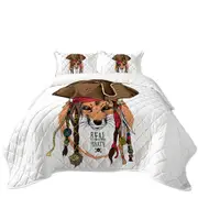 Cool Pirate Fox Coverlet