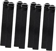 [CATIEBYE] 4-Pack Ice Cleats Straps for Shoes Non-Slip Climbing Crampons Elastic Anti-Slip Spike Strap