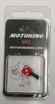 MOTOKING BMX ORIGNAL DICE CABLE TIP RED - GT,HARO,SE,SCHWINN,MONGOOSE