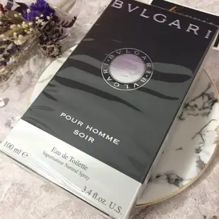 【莉莉精品】BVLGARI Soir 寶格麗 大吉嶺 夜香 男性淡香水 100ml