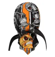 Skull Barb Wire Bandanna Du Rag Biker Skull Cap Do Doo Motorcycle Capsmith Hat