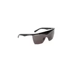 [Saint Laurent] Saint Laurent-Black Sl 614 Mask Acetate Sunglasses-Donna OS OS