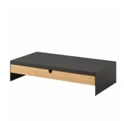 Ikea ELLOVEN Bamboo Monitor stand with drawer Black for Computer Desk Office