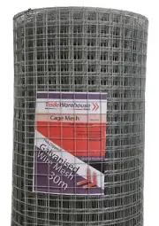 Aviary Cage Wire Mesh 1200mm 25mm squares x 30m Roll DELIVERY READ DESCRIPTION