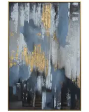 Harp & Finial Juno Framed Canvas Art with 1.5in Frame