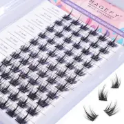 False Eyelashes Clusters of 10-13Mm Diy Mixed Extensions 3D Soft and Light Mink