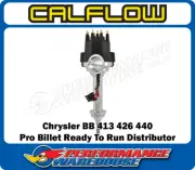 Calflow Chrysler BB 413 426 440 Pro Series Ready To Run Distributor - Black Cap