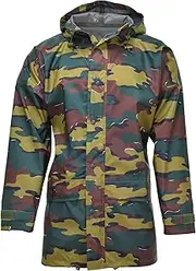 [Militar] Genuine Belgian army waterproof jacket Jigsaw camo hooded rain parka
