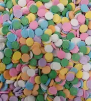 Pastel Confetti Sequin Sprinkles (4) 5 oz containers Free Shipping