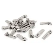 20PCS Slider Pull #3 Molded Metal Zipper Puller For Repair Replace