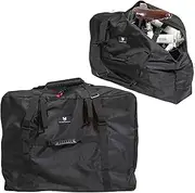 [lamaki] Bicycle Bag for Folding Bike Folding Bicycle 14-20 Inch – Universal Size for Brompton, Dahon, Tern – Bicycle Transport Bag Made of Nylon 1680D and Metal Zips, Foldable – Ideal for Commuters