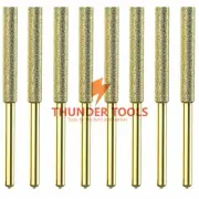 8Pcs Chainsaw Bits Titanium Plated Diamond Sharpener High Hardness 5.5MM