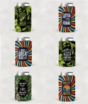One pc Foldable Can Cooler, Stubby Holder-Fishing