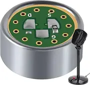 mivceklw Dynamic Microphone Cartridges, Microphone Sound Head Part, 14 mm Unidirectional Sensitive Sound Mic Cartridge, Electret Condenser for Live Performances, Studio Recording, 1 Piece