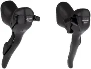 microSHIFT R7 Drop Bar Shift Lever Set - 3 x 7-Speed, Standard Reach, Shimano Co