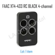 Remote Control FAAC XT4-433 RC BLACK 4 channel transmitters, Range up to 100 m