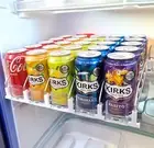 Automatic Drink Dispenser for Fridge, Can/ Beer Organiser with 5 rows