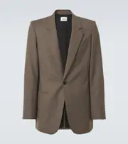 [Saint Laurent] Saint Laurent Tailored virgin wool blazer AU 90 brown