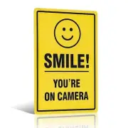 Smile You Are On Camera Security Sign