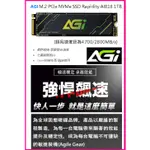 ~AGI RAPIDITY AI818 1TB M.2 PCIE4.0 NVME SSD 固態硬碟 石墨烯散熱片