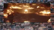Tie Bomber "The Purge of Mandalore" bombing scene display 24" x 10" Mandalorian