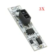 3pcs XK-GK-4010A DC 12V Non-contact Barrier Reflective Short Distance Sweep Sensor Switch One On and One Off