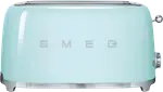 Smeg 50's Style Longslot 4 Slice Toaster Pastel Green
