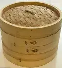 Classic 2-Tier Bamboo Steamer Healthy Food Cooking Multipurpose Steam Basket Set