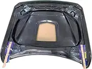 Real Carbon Fiber Transparent Bonnet Compatible For BMW F80 F82 F30 M3 M4 2014 2015 2016 2017 2018 Front Engine Hood Vent Cover(A layer Carbon)