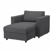 VIMLE chaise longue, Hallarp grey