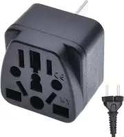 Wall Plug Adapter,3-Flat UK to Au Plug Charger Adapter - 250V10A Wall Adapter for Traving in China, Australia, New Zealand, Argentina Plug Pochy