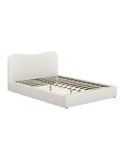 [Artiss] Dara Queen Size Boucle Bed Frame in White
