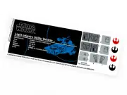 Custom stickers for Star Wars Set 75100 First Order Snowspeeder with Bonus!