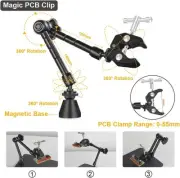 Magnetic Helping Hands Third Hand Soldering Work Station | EXtra Large & Heav...