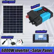 6000W Solar Inverter Kit Complete Power Generation 600W Solar Panel 110V/220V