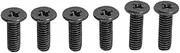 GinTai 6PCS (2 Long 4 Short) Black Lower Bottom Base Cover Case Screws for HP Chromebook 11A G8 EE