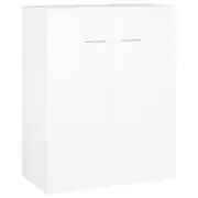 vidaXL Sideboard White Engineered Wood Side Cabinet Storage Home Organiser