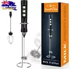 Milk Frother Rechargeable Handheld Foam Maker Coffee Cappuccino
