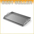Universal Fry Pan Flat Top Griddle for Gas & Charcoal Grills – Heavy Duty Design