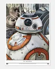 Topps Star Wars Living Set 10x14 Fine Art Print Poster New BB8 BB-8 Droid Rare