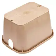 14 In. X 19 In. Rectangular Standard Series Valve Box and Cover, Sand Box, Sand