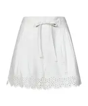 eyelet shorts US2 white