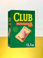 New Exclusive Kelloggs Club Sweet Hawaiian Multi Grain Crackers 13.7oz