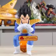 Anime Dragon Ball Z Vegeta Sitting On Dragon ball thinking Figure Toy Gift