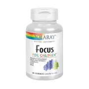Focus For Children 60 Chews; Grape Flavor by Solaray