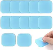 Pack of 12 Gel Pads, EM 59 Pads for Trainer, EMS Gel Pad, Abdominal Trainer, Electric Muscle Stimulation, ABS Trainer Replacement Gel Sheet Replacement Pad, Hydrogel, Gel Pads Multifunctional