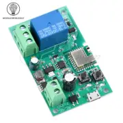 USB 5V/DC7-32V WiFi Wireless Smart Switch Relay Jog/Self-locking APP Control US